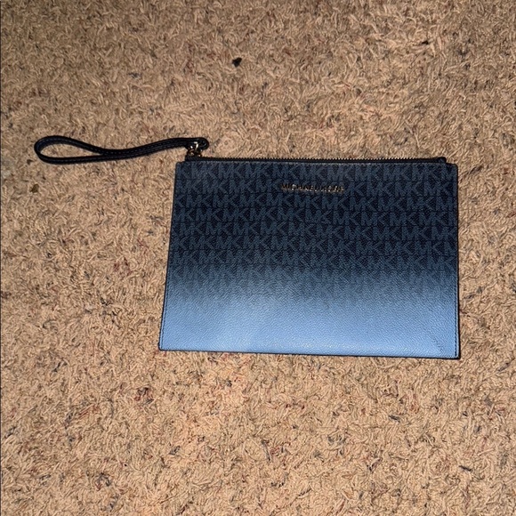 Michael Kors Handbags - Michael Kors Blue Wristlet